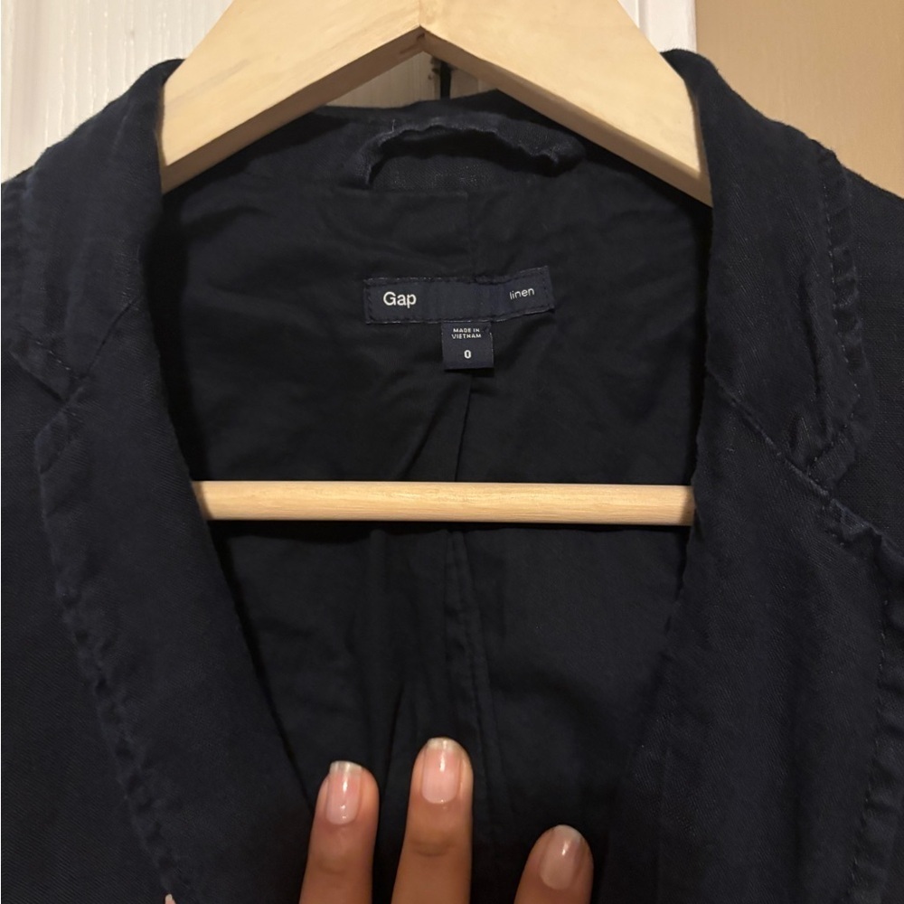 GAP Dark Blue Women's Blazer - Picture 2 of 6